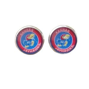 Kansas City Jayhawks earrings